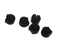 Set Of 5 Pieces Black Rubber Clarinet Thumb Rest Cushion Protector Comfortable Thumb Rest Pad for Clarinet