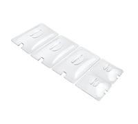 Set of 5 Replacement Lids for 5 Section Buffet Warmer - Clear Lid Set for Cooks Professional Buffet Warmer & Other Models - 2 Small (17.5 x 16.3cm) & 3 Large (31 x 16.5cm)