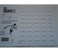 SET OF 5 SCRATCH CARDS( 40 spaces)- TENNIS THEMED- EASY TO RAISE £125