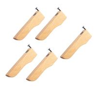 Set of 5 Solid Wood Nails Bottle Openers with Ergonomic Handle Drink Sparkling Wine Opener Kitchen Tool Party Supplies