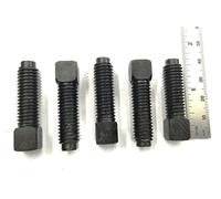 Set of 5 Square Head Bolts M10 x 1.5 Thread for T2 Lathe Quick Change Tool Post's Holder