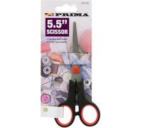 Set Of 5 Stainless Steel Scissors Shears Plastic Handles Grip 14Cm Home Office 5.5 Inch
