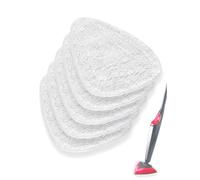 Set of 5 Steam Cleaner Replacement Covers, Compatible with Vileda Triangle Steam Mop/Steam Mop Plus/100°C Steam Cleaner, Superfine Fibre Replacement Covers, Magic Klebefix, Machine Washable, Langlebi