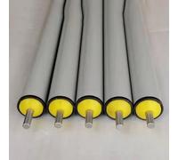 Set of 5 Steel Conveyor Rollers for Table Saws Trailers and Feed/Output Conveyor Systems (1'' Diameter 35'' Length Guiding Rollers)