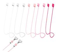 Set of 5 Wireless Headphones, Anti-Lost Band, Soft Silicone Collar for AirPods Pro 1/2/3, Ideal for Running, Sports, Fitness, Workout, Dance (5 Pieces)