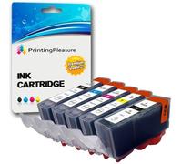 SET of 5 XL Compatible Printer Ink Cartridges for Pixma MG5750 MG5751 MG6850 MG6851 MG7750 TS5050 TS6050 MG5752 MG5753 MG6852 | PGI-570PGBK XL CLI-571BK XL CLI-571C XL CLI-571M XL CLI-571Y XL