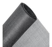 Set of 50 rectangular breathable mesh pads for flower pot bottom holes to maintain proper drainage and airflow for plant roots (Black)