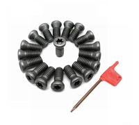 Set of 50 Torx Screws M2 M2.5 for M3 for M3.5 M5 for Use with Carbide Insert Tool Holders on CNC Lathes (M3x10)