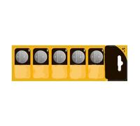 Set of 5pcs CR2032 Lithium Batteries 160/200mAh Capacity 3V for Calculators