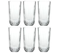 Set Of 6/12 Pasabahce Diony 345ml Tumbler Drinking Glassware Juice Water Dining