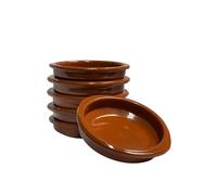 Set of 6 : 12cm Spanish “Cazuela” earthenware Tapas dish