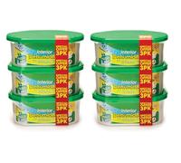 Set Of 6 250ml Interior Dehumidifiers Damp And Moisture Control Trap Absorber Crystals Ideal Around Your Home Caravan Boat And Wardrobes