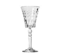 RCR Crystal 6 Piece Marilyn Wine Glasses Set - Modern Cut Glass Stemware Goblets - 259ml