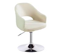 Set of 6/4/2 Dining Chair Covers with Wingback Arms, Curved Back Accent Kitchen Chair Slipcover Modern Arc Shaped Armrest Counter Height Bar Stools Covers Protector ( Color : Beige , Size : 6PCS )