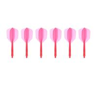 Set of 6 Anti-Drop Darts 4.5mm 2BA Professional Soft Screw in-One Flight Darts Metal Tip Set