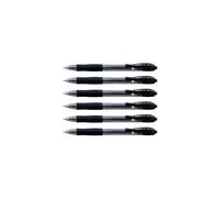 Set of 6 Ballpoint gel Pens 10 G2, Black