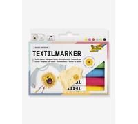 Set of 6 BASIC FOLIA Textile Markers multicoloured