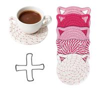 Set of 6 Coasters Aesthetic Fun Desk Decoration