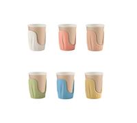 SET OF 6 CUP HOLDERS "TIERRA"