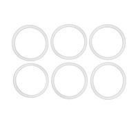 Set of 6 Cup Lid Seal Rings Replacements Flexible Silicone Water Bottles Lid Gasket Practical Glass Cup Rings