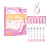Set of 6 early pink sticks, clear response in minutes, high precision for serene morning use, discreet and fast