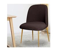 Set of 6 Elastic Chair Covers for Dining Room & Office - Modern Nordic Arched Back Design, Sleek & Protective, Armrest-Free Stretch Fit, Easy to Clean