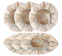 Set of 6 fabric liners for Banneton bread basket, for raising sourdough dough