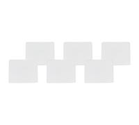 Beliani Set Of 6 Garden Chair Cushions Tolve 39 X 31 Cm Off-White