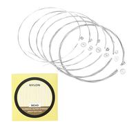 Set Of 6 Guitar Strings Replacements Set .028-.043 Classical Guitar String Clear Nylon Acoustic Folk Guitar Strings