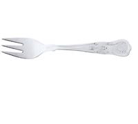 SET OF 6, HALF A DOZEN, PARISH KINGS cake forks, stainless steel, 2.5mm gauge 18/0 stainless steel