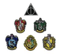 Set of 6 Harry Potter Crests Patches ( Iron-on) | Acotis