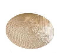 Set of 6 insulated vinyl dining table mats, waterproof and oil proof with embossed pressed lined patterns, designed for use in restaurants and hotels (Gold)