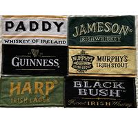 Set of 6 Irish Bar Towels