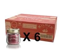 Set of 6 Kilner 0.25L Screw Top Preserve Preserving Jam Chutney Glass Storage Jar