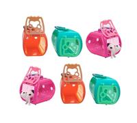Set of 6 Kitty Corner Candy + Surprise, Novelty Candy with Kitty Figurine - Collect Them All!