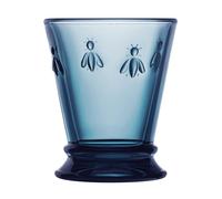 Set Of 6 La Rochère Bee Goblet - Drinking Glass - Tumbler Blue - 260ml 26cl