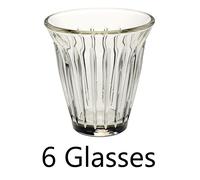 Set of 6 La Rochere Zinc Mug - Coffee/Tea Glass - 200ml - Made in France