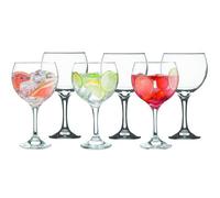 Set Of 6 Large 650Ml Gin Balloons Cocktails Christmas Dinner Party Glasses