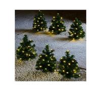 Set of 6 Led Lighted Christmas Pine Tree Light for Outdoor Garden Path