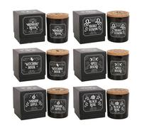 Set Of 6 Midnight Ritual Candles