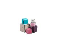 Premier Housewares Fur Effect Storage Trunks - Set of 6