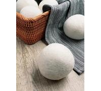 Set of 6 Natural Wool Tumble Dryer Balls Reusable Laundry Softener Aid Energy Efficient