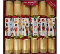 Set of 6 Nutcracker Christmas Crackers -with nutcracker inside