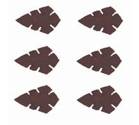 (Set of 6 Pcs) Agate Stone Shape #15 Natural Handmade Arrowhead 2 to 2.5 Inches-Blessfull Healing