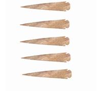 (Set of 6 Pcs) Agate Stone Shape #5 Natural Handmade Arrowhead 4 to 4.5 Inches-Blessfull Healing