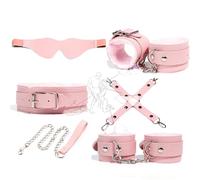 Set of 6 Plush Couple's Indoor Fashion Pieces - Sport Accessories-UKhlT12 (Pink)