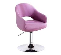 Set of 6 Purple Wingback Dining Chair Covers Modern Arc Accent Slipcovers for Curved Back Kitchen & Counter Height Bar Stools Protective Furniture Covers