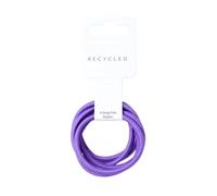 Set of 6 Recycled Snag Free Endless Elastic Bobbles Hair Band School Shades (Purple)
