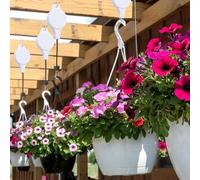 Set Of 6 Retractable Plant Hangers, With Adjustable Heavy-Duty Hooks, For Indoor Outdoor Hanging Baskets Bird Feeders Cages Up To 22 Lbs