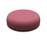 Set of 6 Round Kitchen Chair Cushions 40cm Thick Removable & Washable Covers Red Wine Color Comfortable Seat Pads for Dining Chairs Ideal for Home Decor